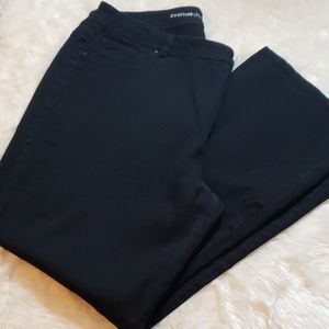 Black denim pants